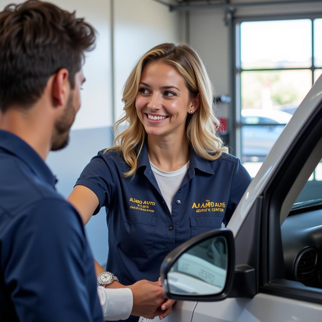 Excellent Customer Service at Alamo Auto Service Center