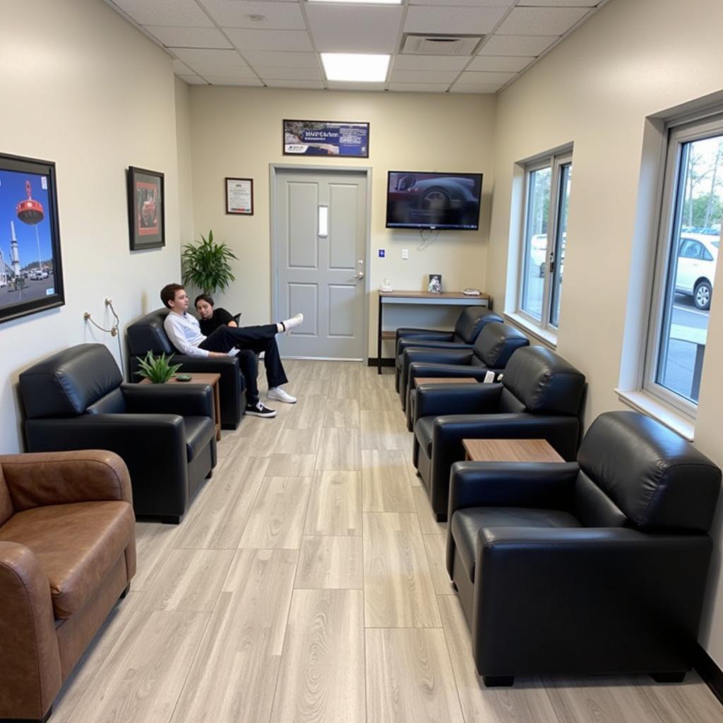 Comfortable Customer Waiting Area at Albert Auto Service South