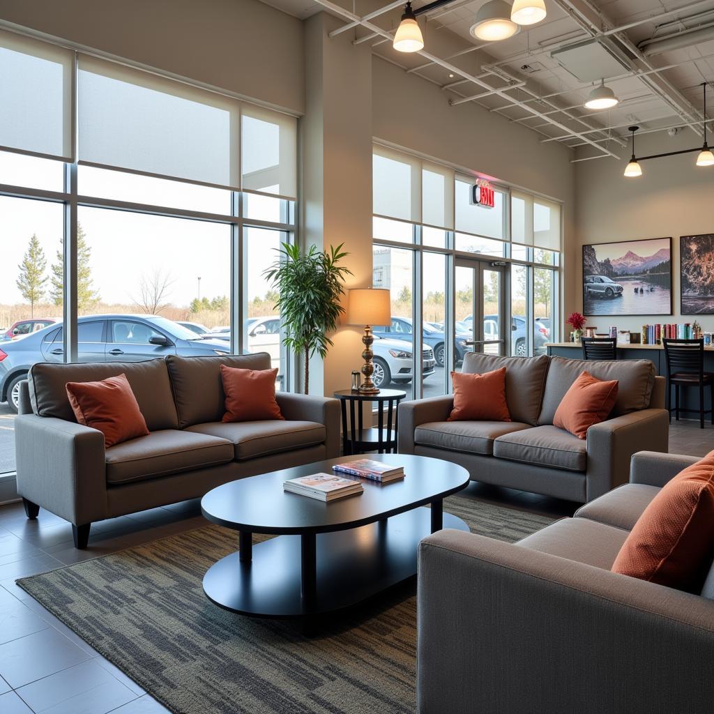 Comfortable Customer Waiting Area at Alfaro & Sons Auto Service