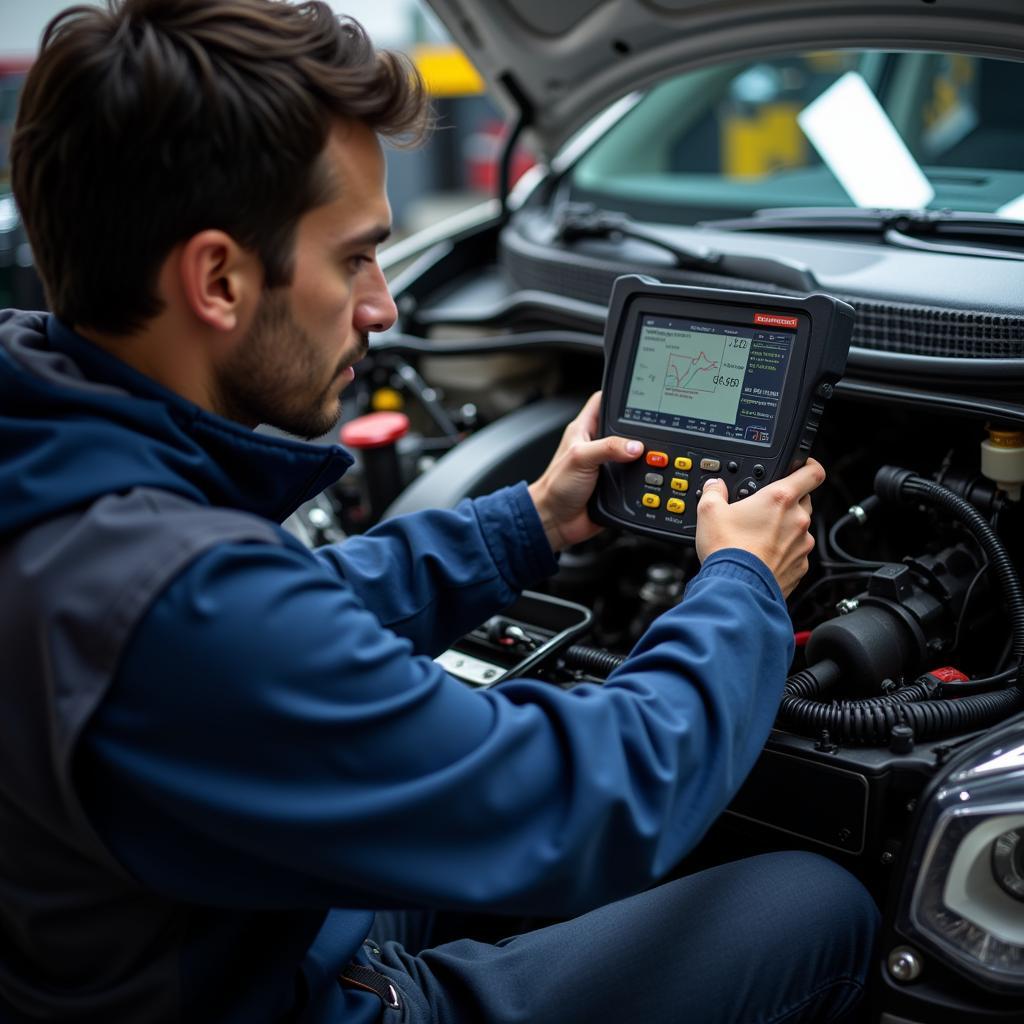 Modern Automotive Diagnostic Tools in Use