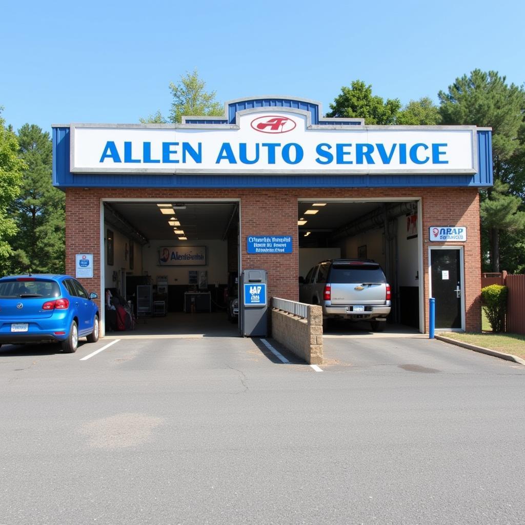 Allen Auto Service Building Exterior