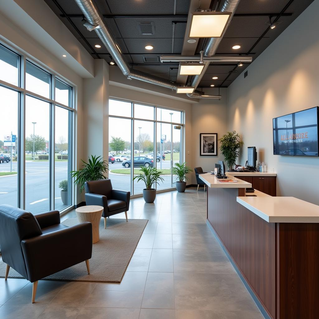 Comfortable Customer Waiting Area at Alliance Keller Auto Service