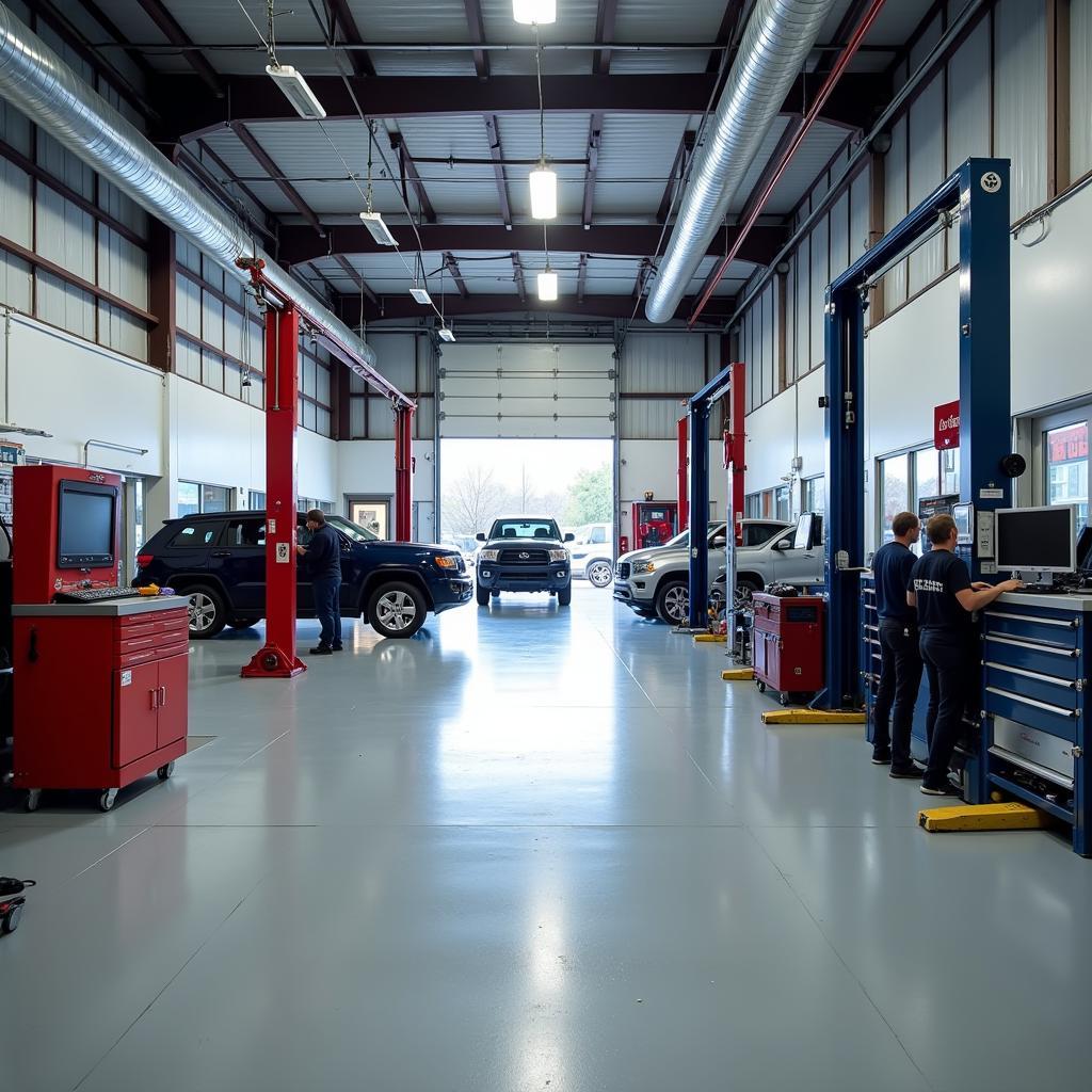 Allstar Auto Services Shop Interior