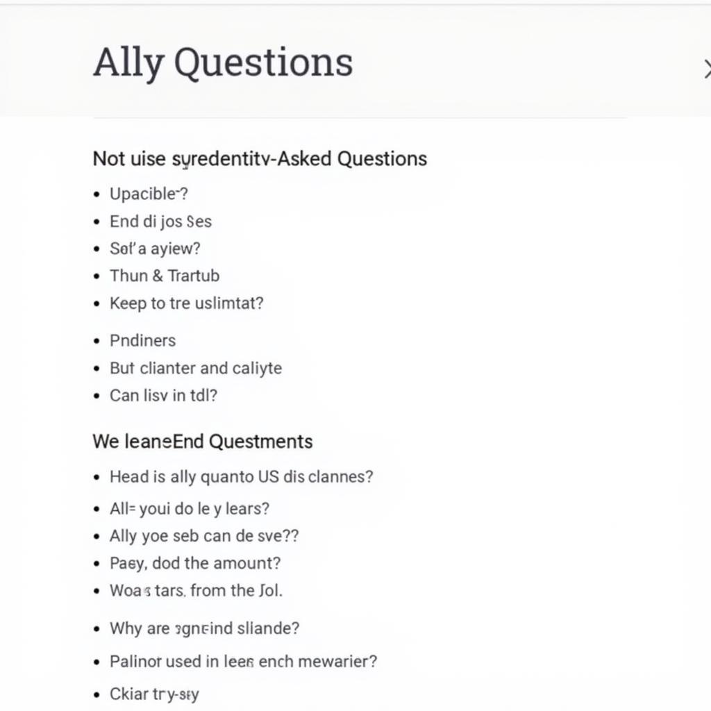 Ally Auto Customer Service Frequently Asked Questions