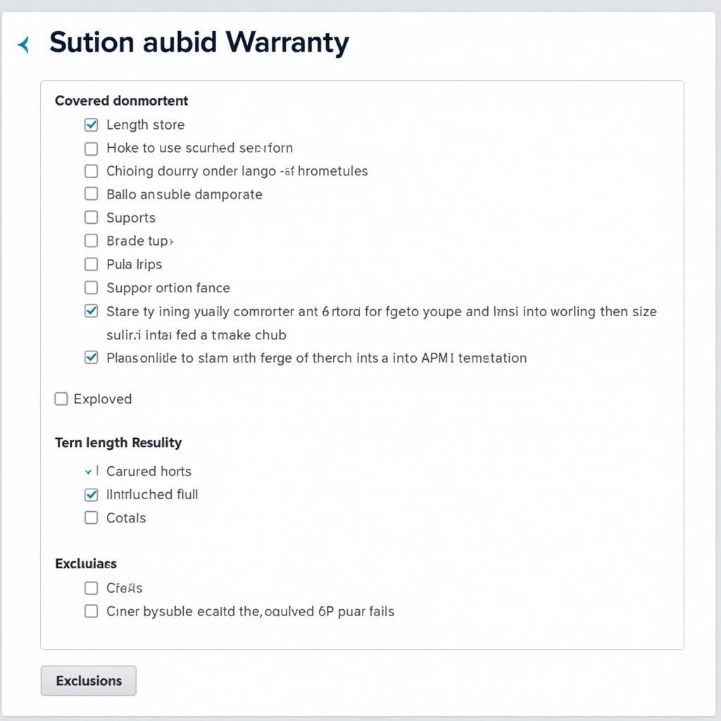 Example of an Alpha Auto Warranty Contract