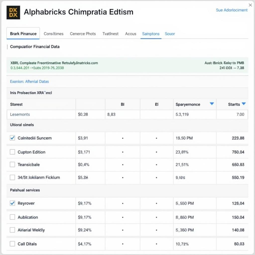 Alphabricks Technologies XBRL Compliance Report