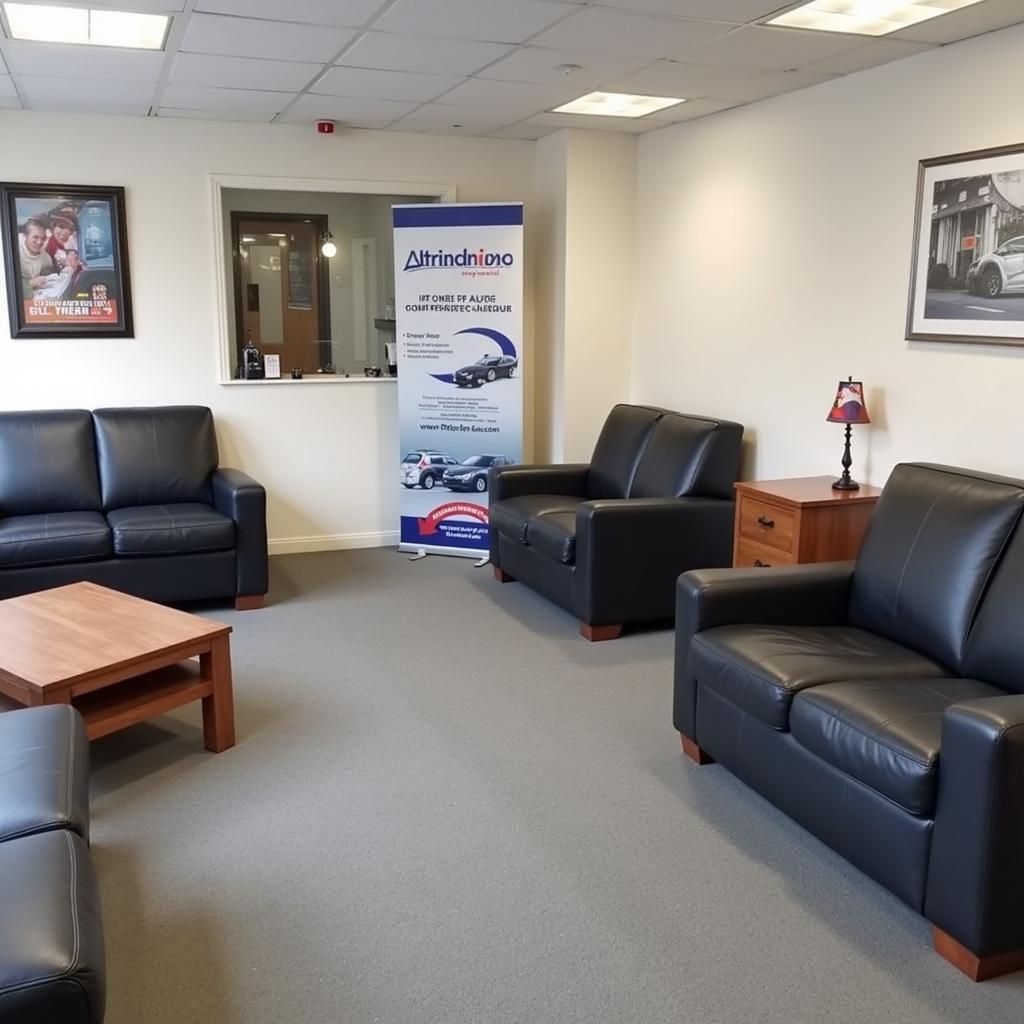 Comfortable Waiting Area at Altrincham Auto Services