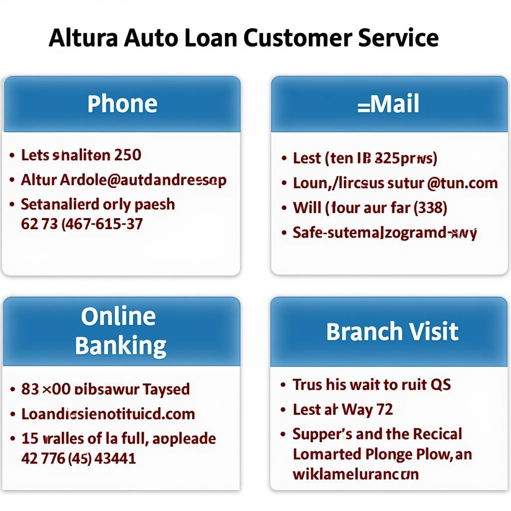 Altura Auto Loan Customer Service Contact Options