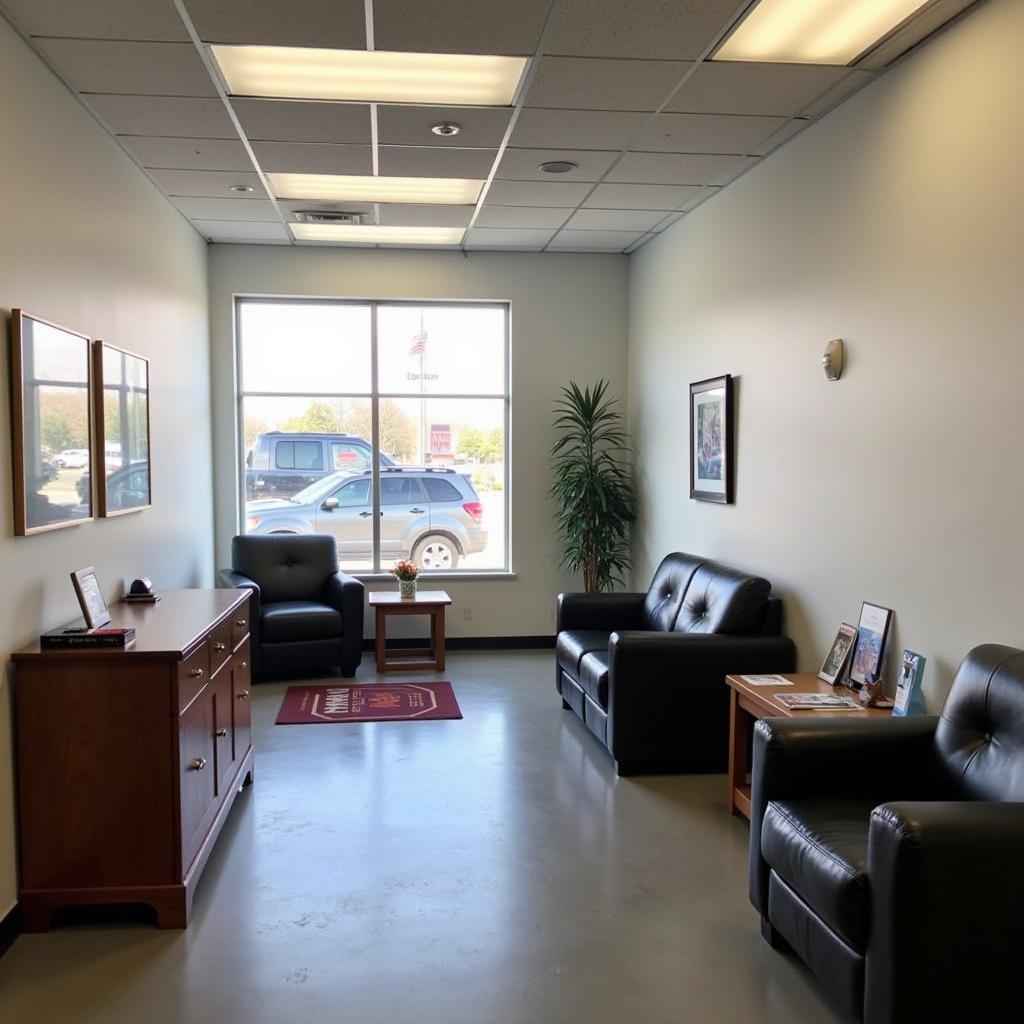 Comfortable Customer Waiting Area at A M Auto Service Rockville MD