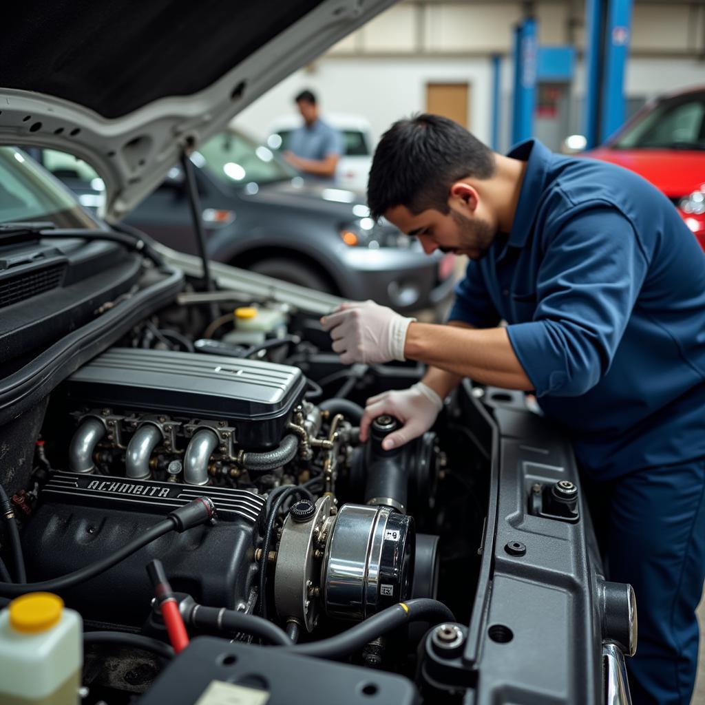 American Car Engine Servicing in Coimbatore