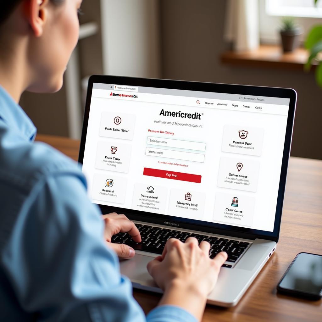 Accessing the Americredit Online Portal