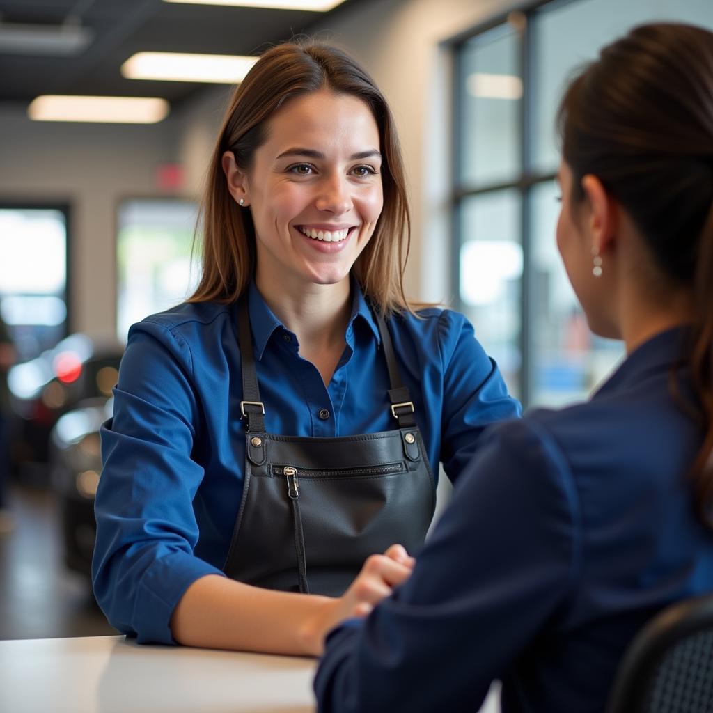 Friendly Customer Service Representative at Amin Auto Service Toronto