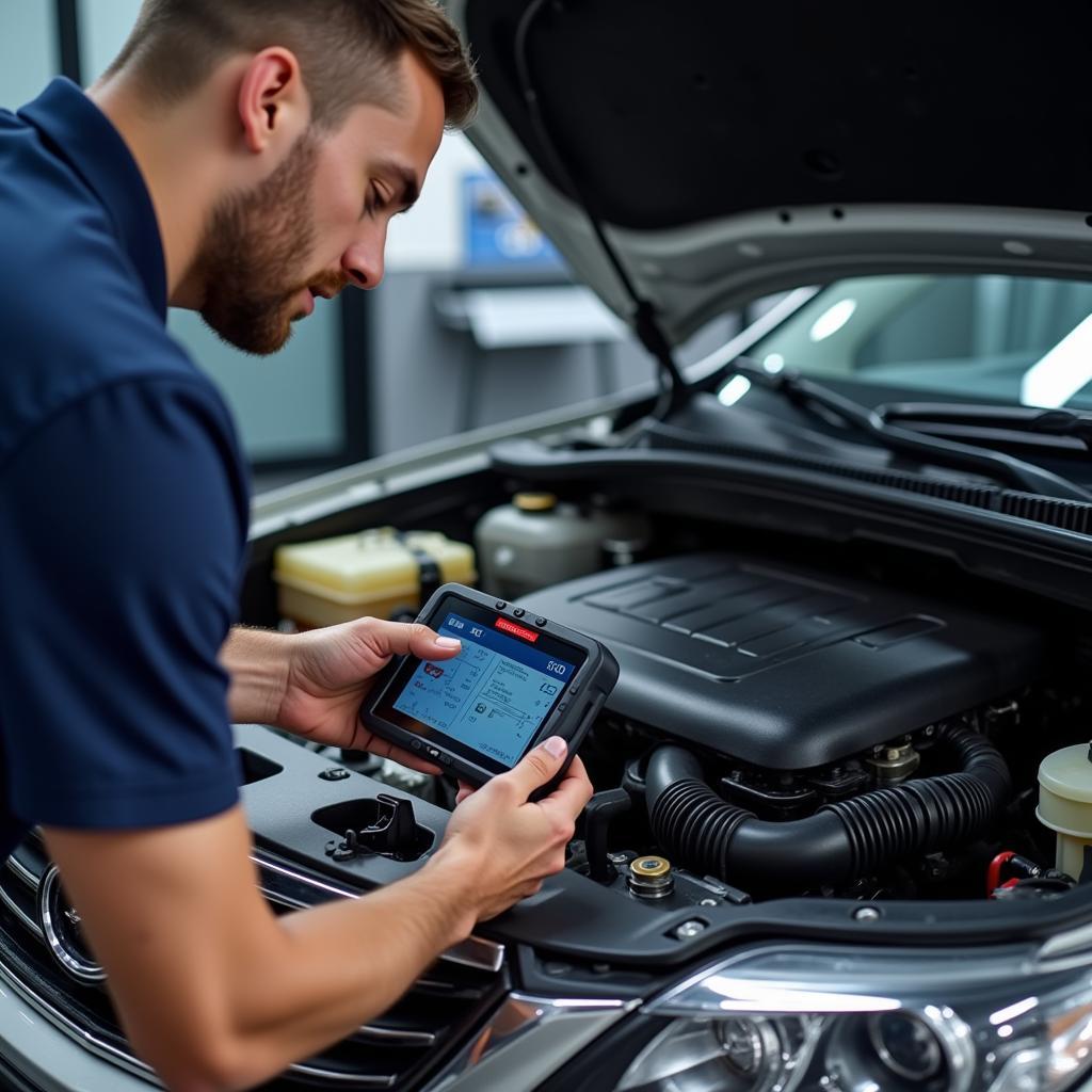 Modern Diagnostic Tools in an Amir Auto Service Center