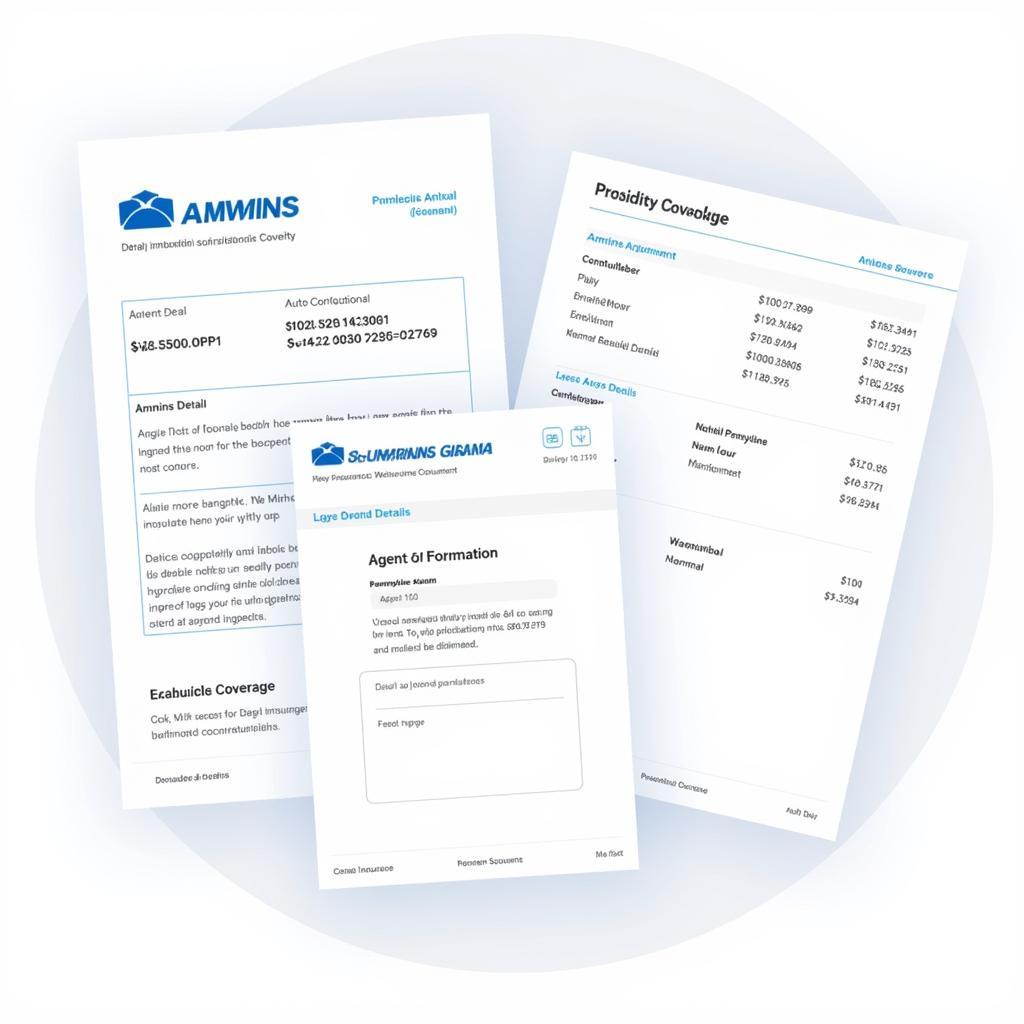 Amwins Auto Insurance Policy Documents Example