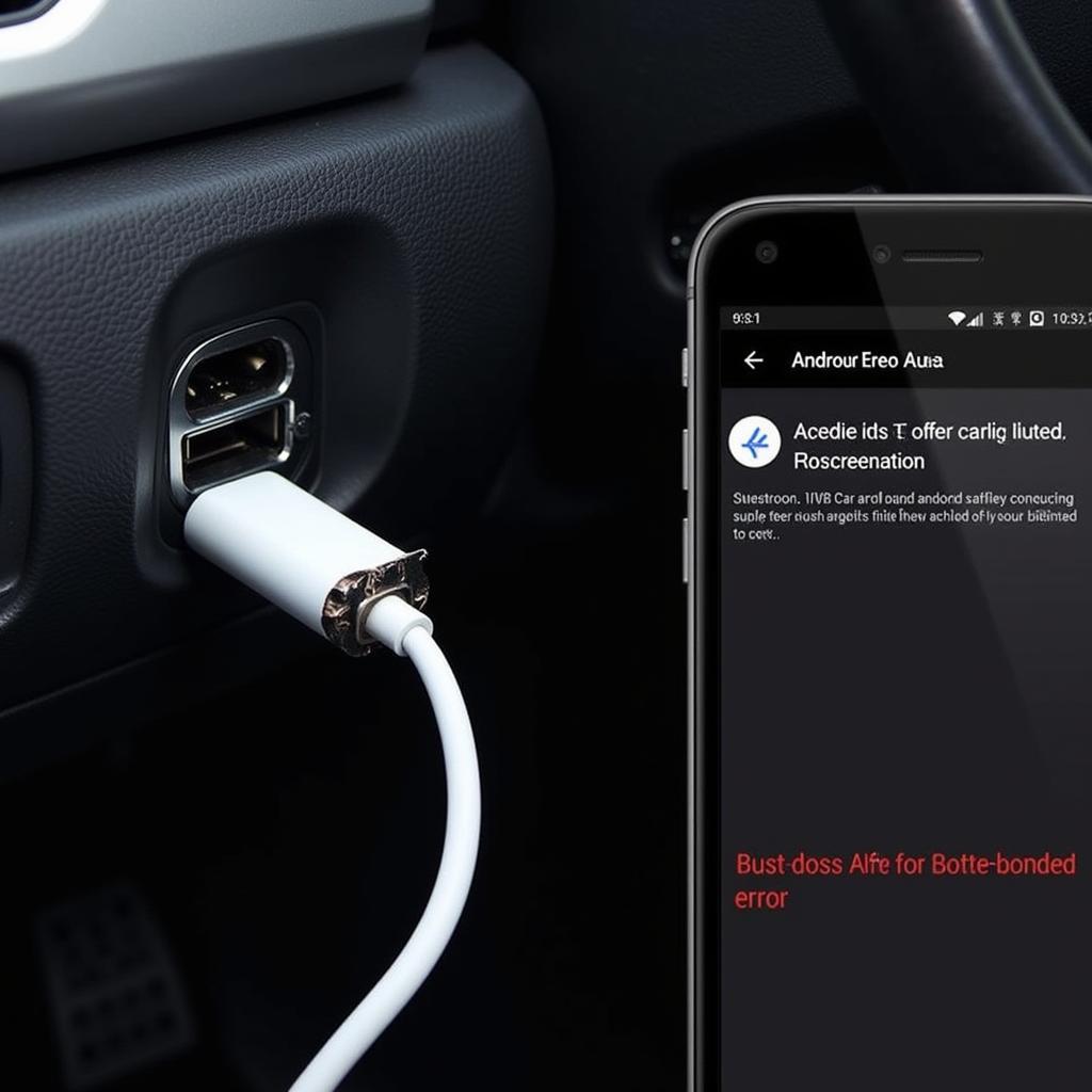 Android Auto disconnection due to faulty USB cable