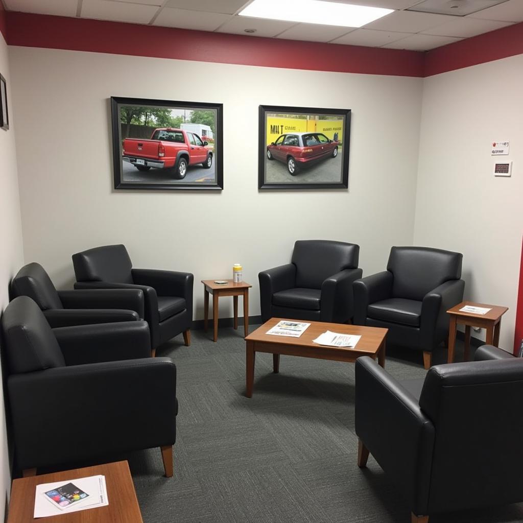 Comfortable Customer Waiting Area at Andy Grant Auto Services