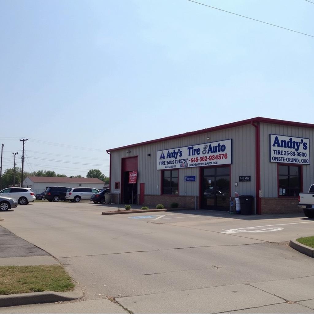 Andy's Tire and Auto Service Building Exterior in Alton, IL