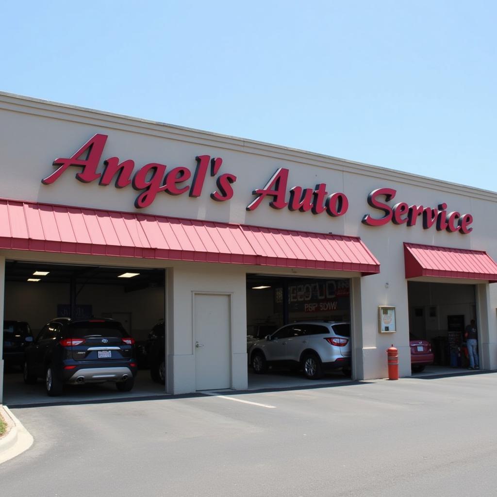 Angel's Auto Service Building Exterior