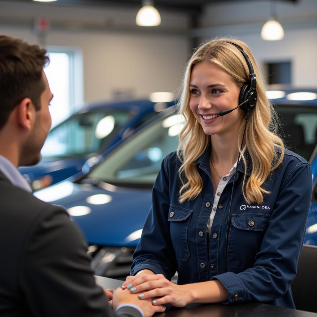 Anglers Auto Service customer service interaction