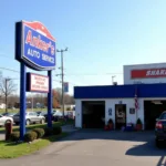 Anker's Auto Service Shop Front in Schenectady NY