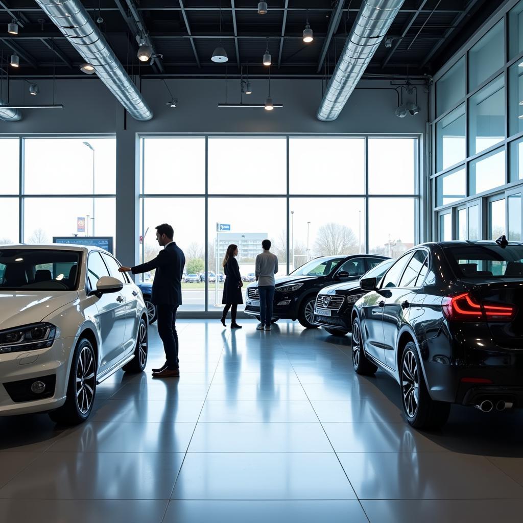 Modern Car Showroom at Apex Auto Sales