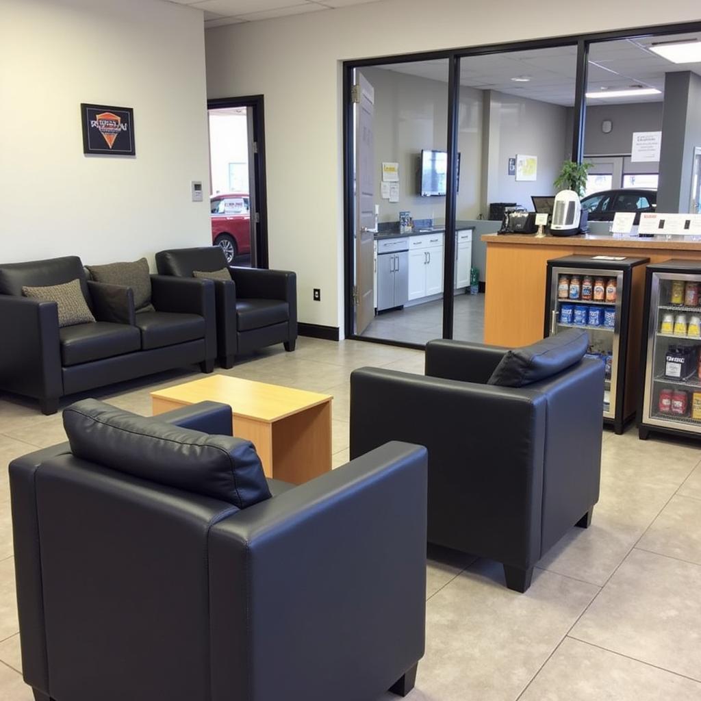 Comfortable Customer Waiting Area at Apollon Auto Services in Chamblee, GA