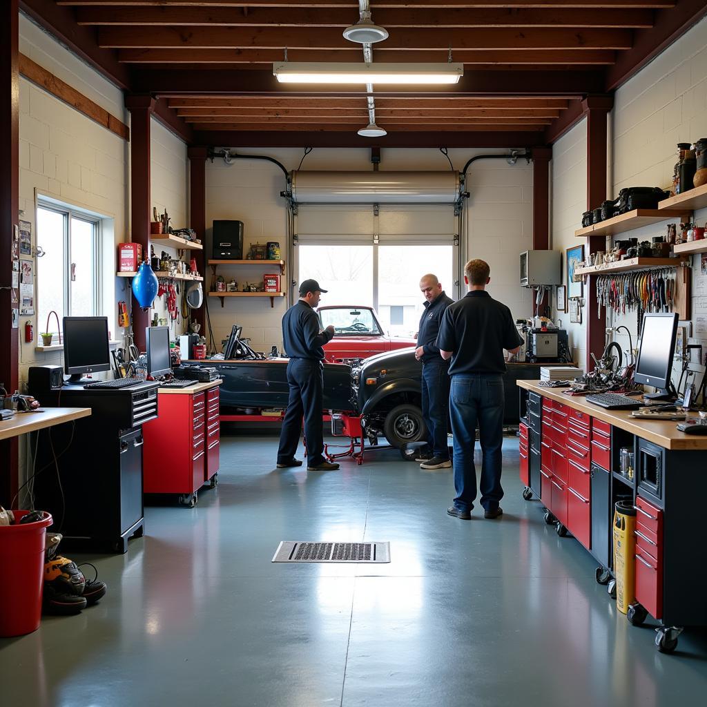 Appalachian Auto Service Shop Interior