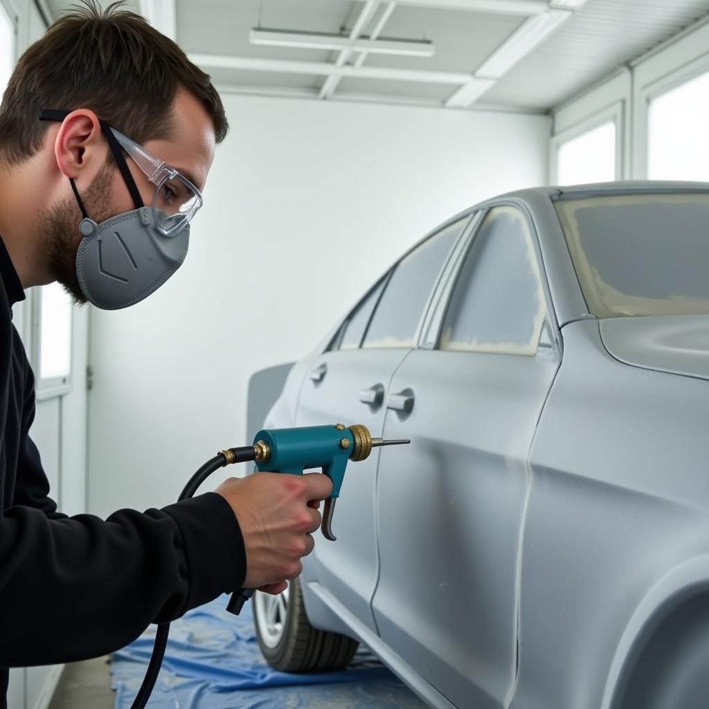 Applying Automotive Paint