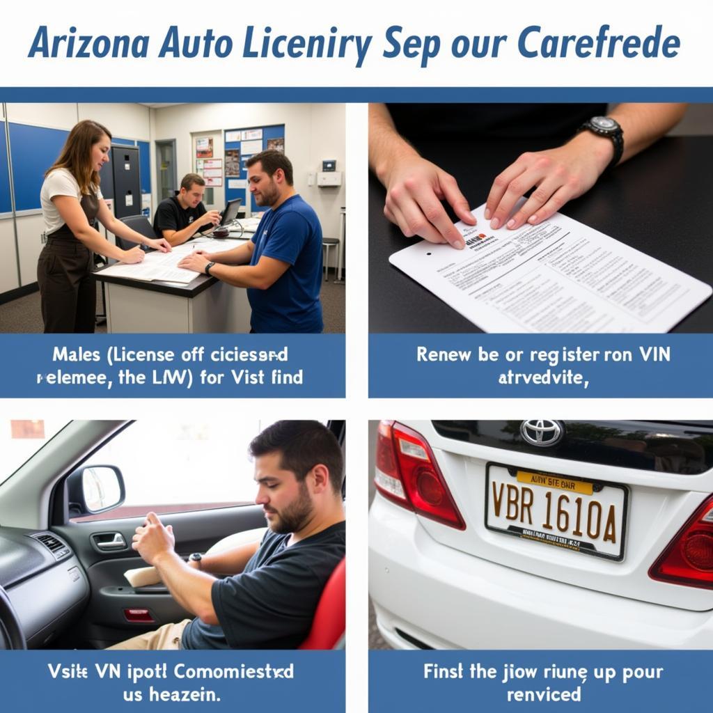 Arizona Auto License Services in Carefree offers a range of services including registration, title transfers, and emissions testing assistance.