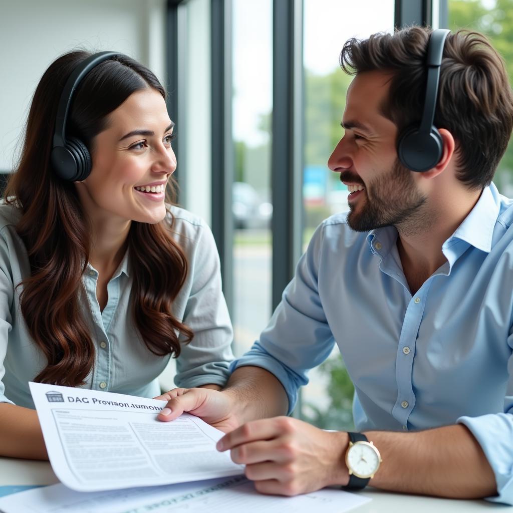 Arrowhead Auto Insurance Customer Service Representative Assisting Client