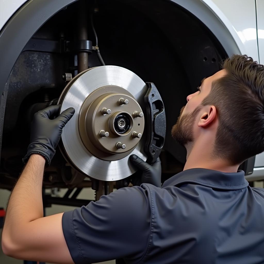 Brake Inspection at Arthur Auto Service