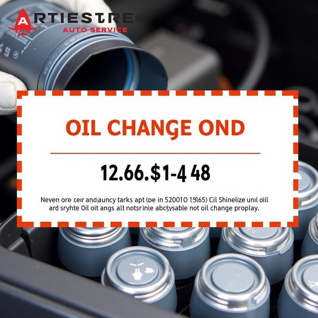 Arties Auto Service Coupon for Oil Change