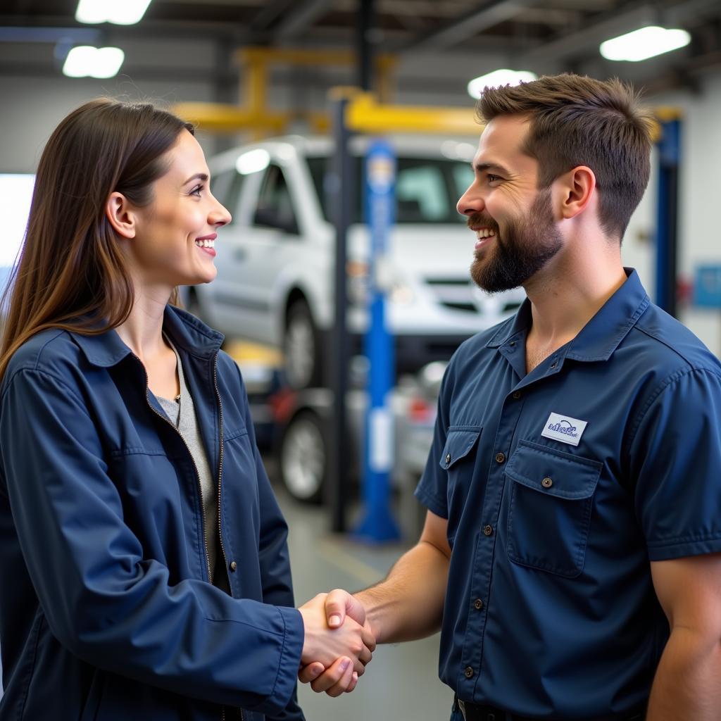 Happy Customer at Arty's Auto Service