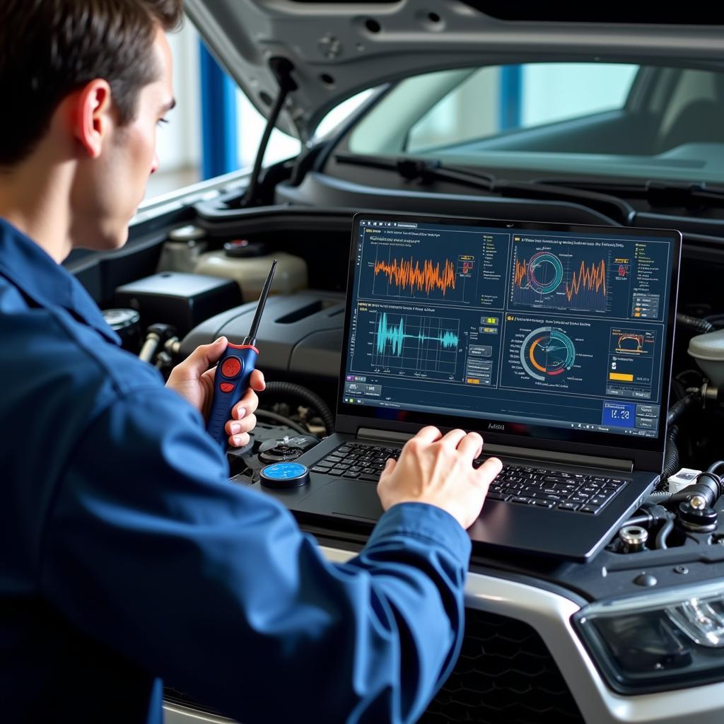 Modern Diagnostic Tools in an ASC Auto Service Center