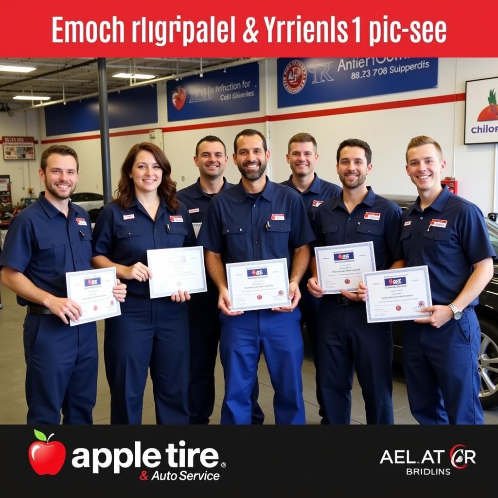 ASE Certified Mechanics at Apple Tire & Auto Service