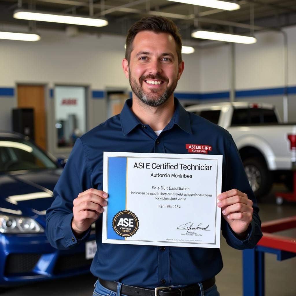 ASE Certified Auto Service Technician in Tulsa