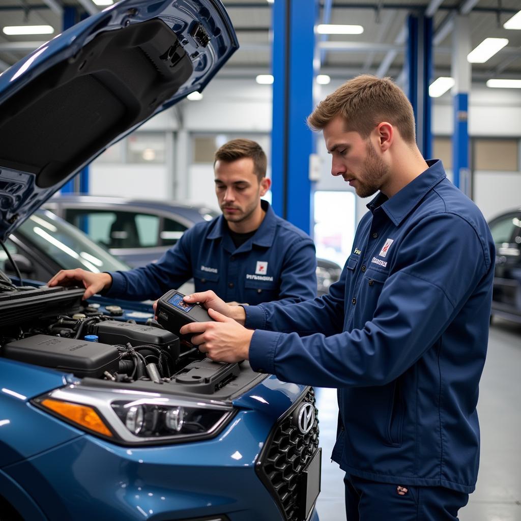 Ashirwad Autos Hyundai Service Technicians