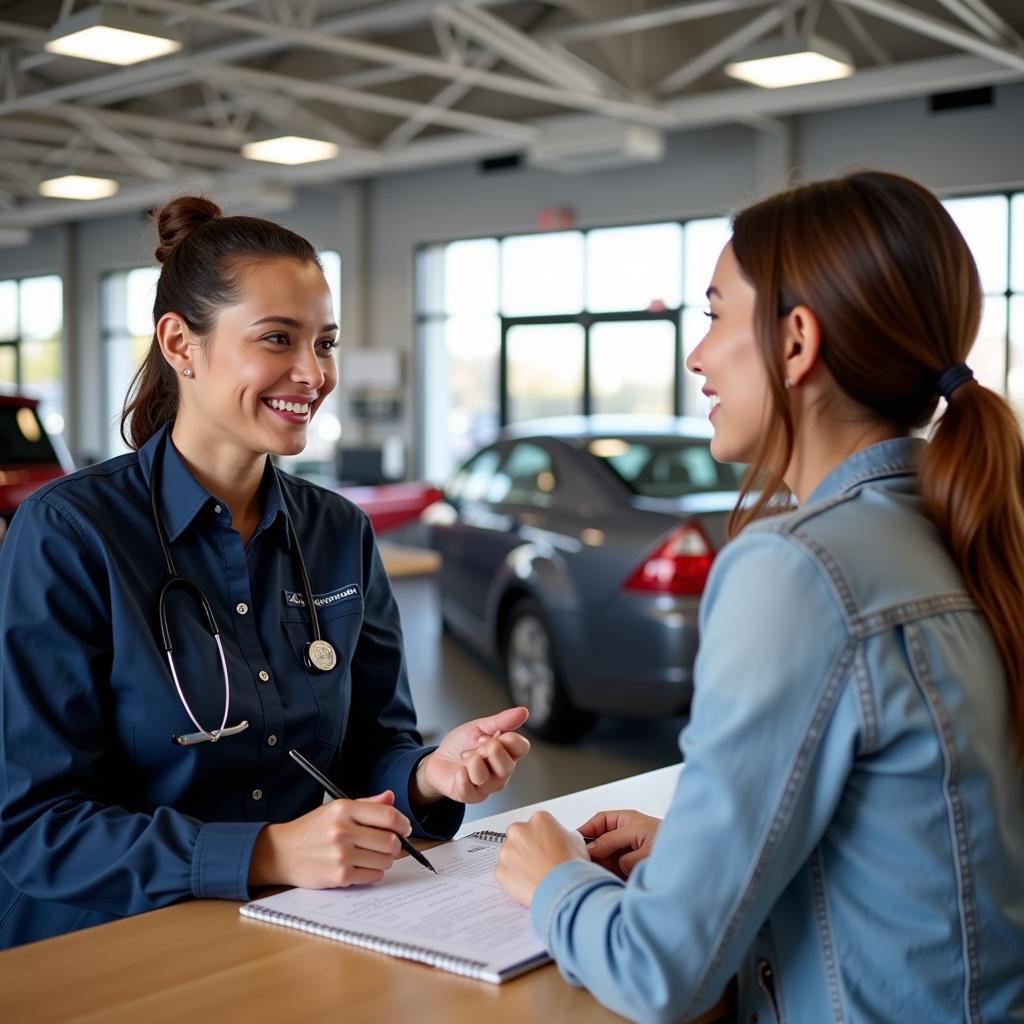 Customer Service Representative at an Ashland Auto Service Center