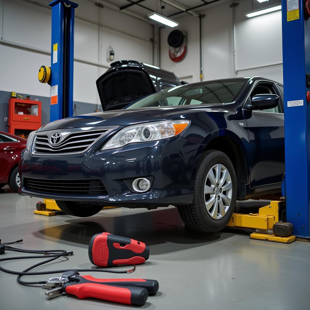 Routine Maintenance on an Asian Vehicle