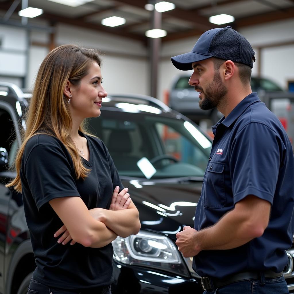 Asking Questions Auto Mechanic