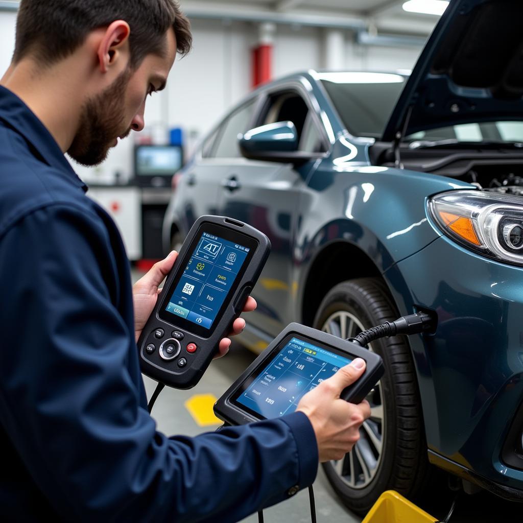 Modern Diagnostic Tools in an ATD Auto Service Center