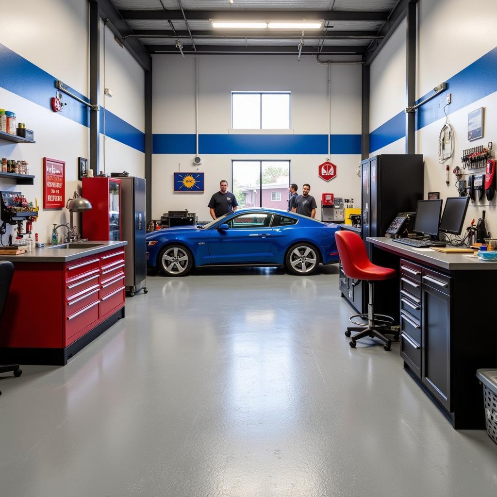 Clean and Organized Shop at Atlas Auto Service Park Ridge