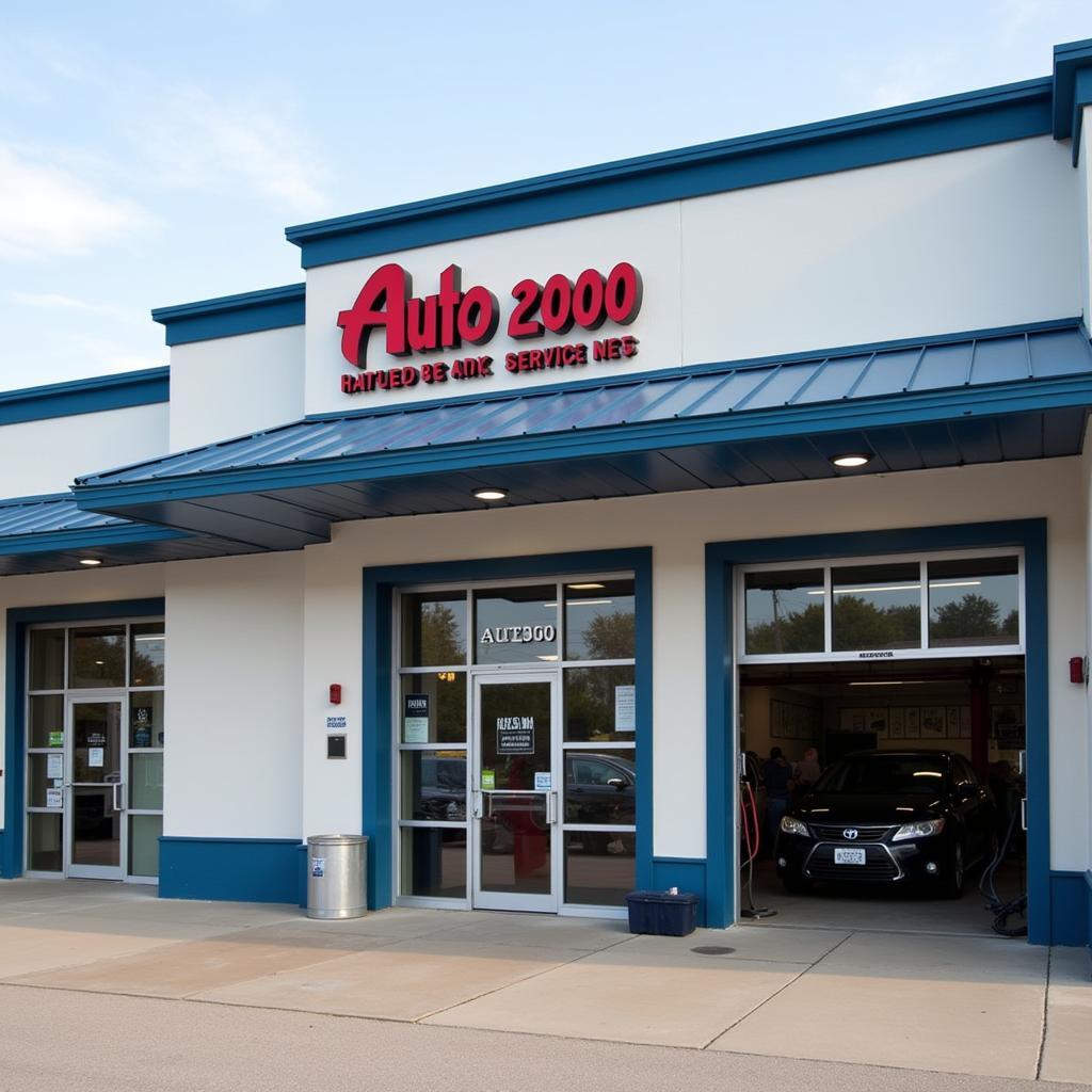 Modern Exterior of Auto 2000 Service Center