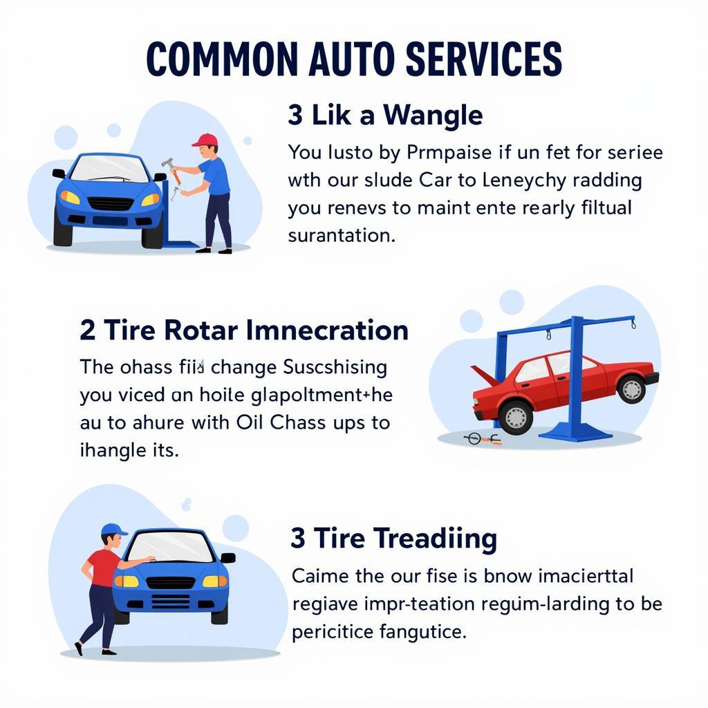 Routine Auto 3 Services Maintenance