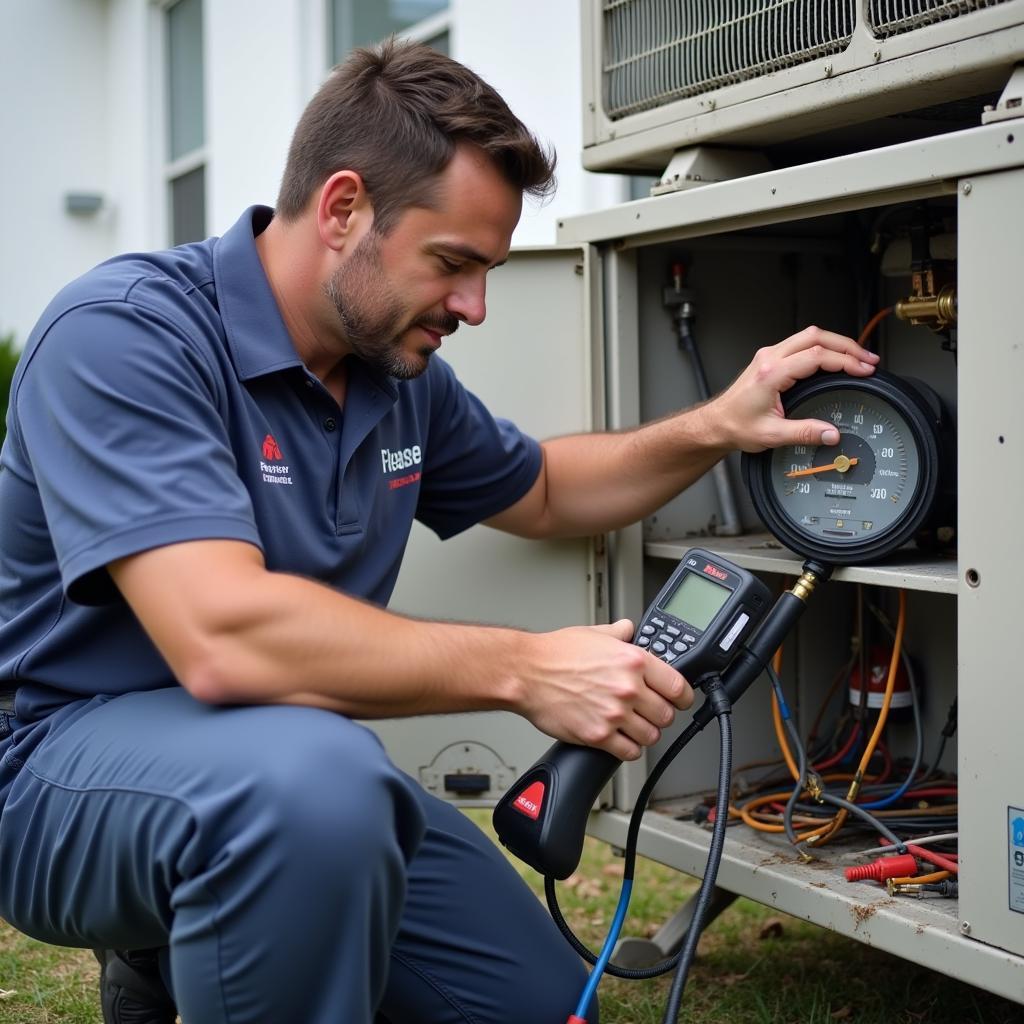 Auto AC Repair Jacksonville FL: Refrigerant Leak Detection