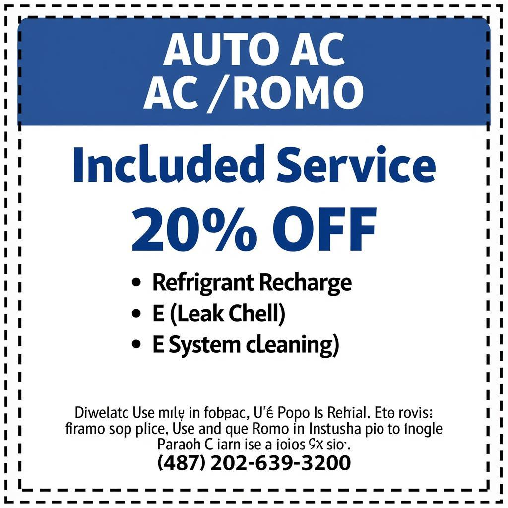 Auto AC Service Coupon in Pueblo CO