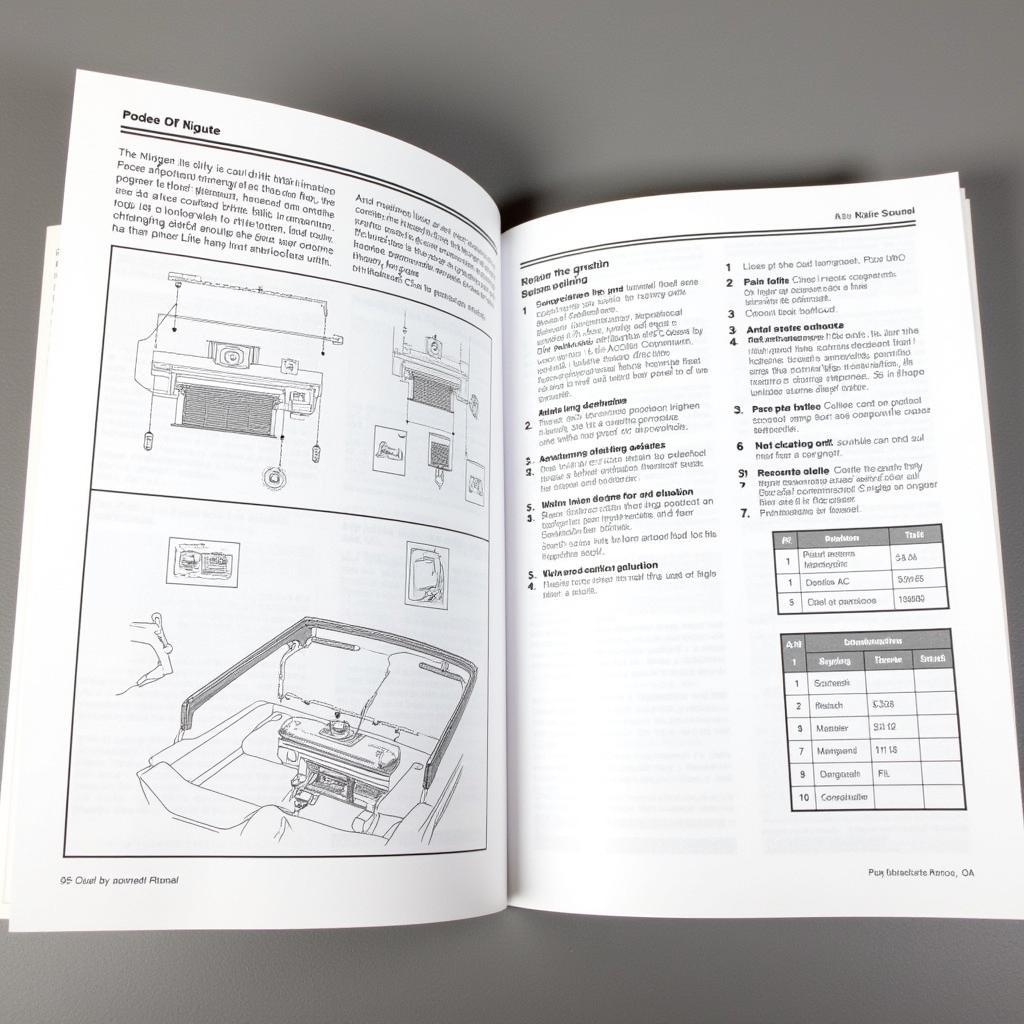 Example of an Auto AC Service Manual