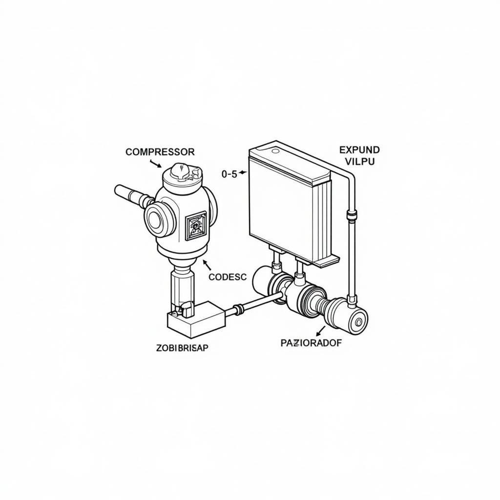 Auto AC System Diagram