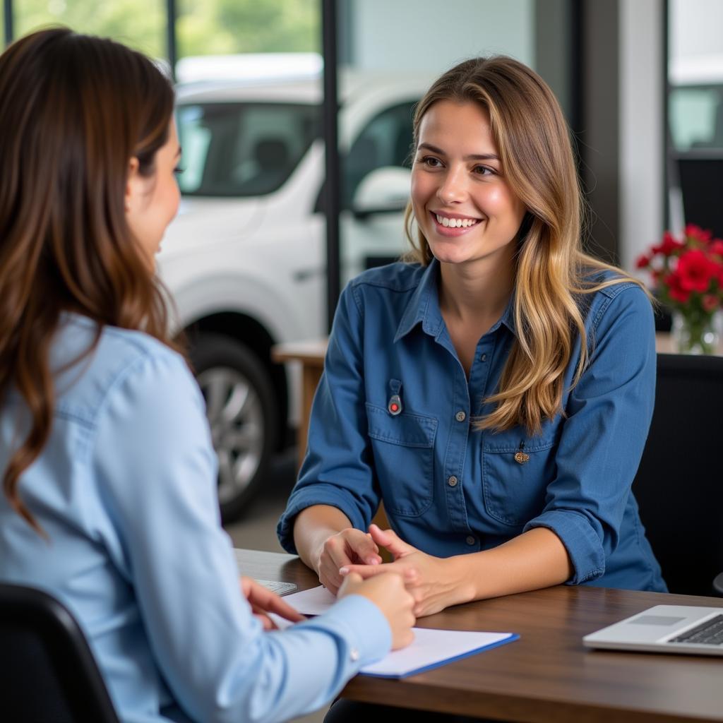 Customer Service Representative at an Auto Approval Center