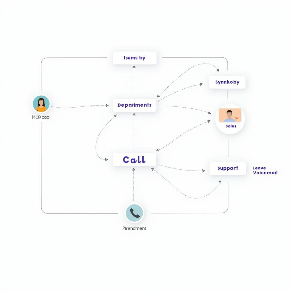 Auto Attendant Call Flow Diagram